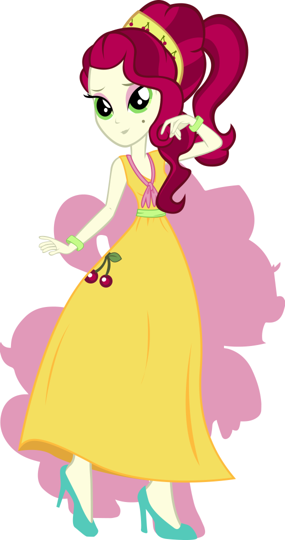 Cherries Jubilee By Rariedash - Cherry Berry Equestria Girl (570x1080)