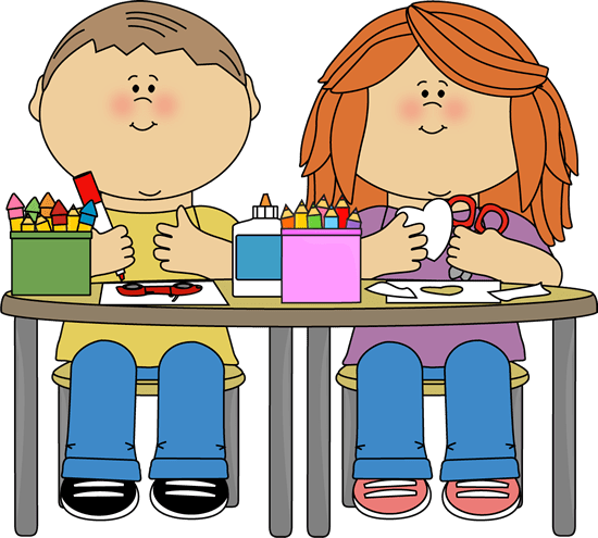 Two Websites Full Of Free Clipart - Playing With Playdough Clipart (550x495)