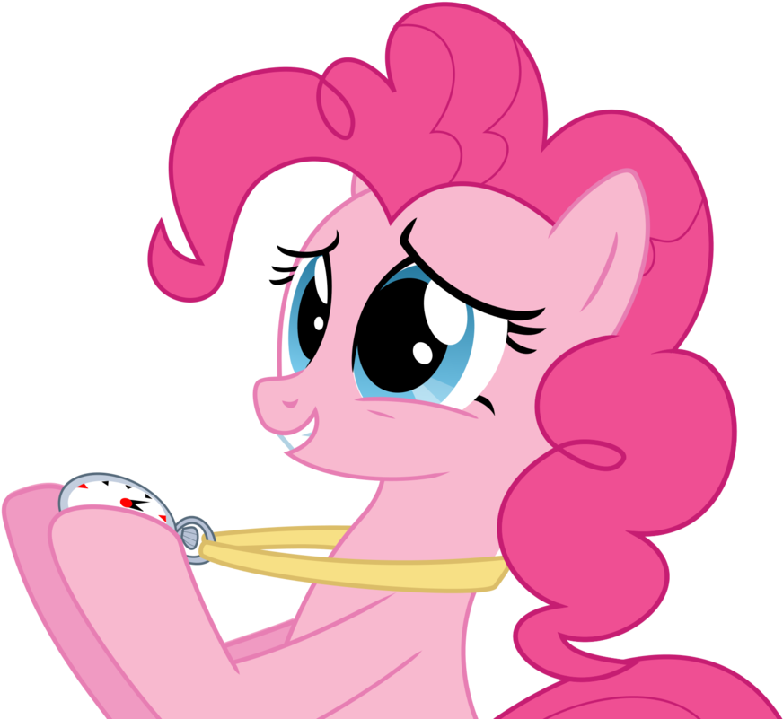 More Like Pinkie Pie With Stop Watch By Killagouge - Pinkie Pie (900x846)