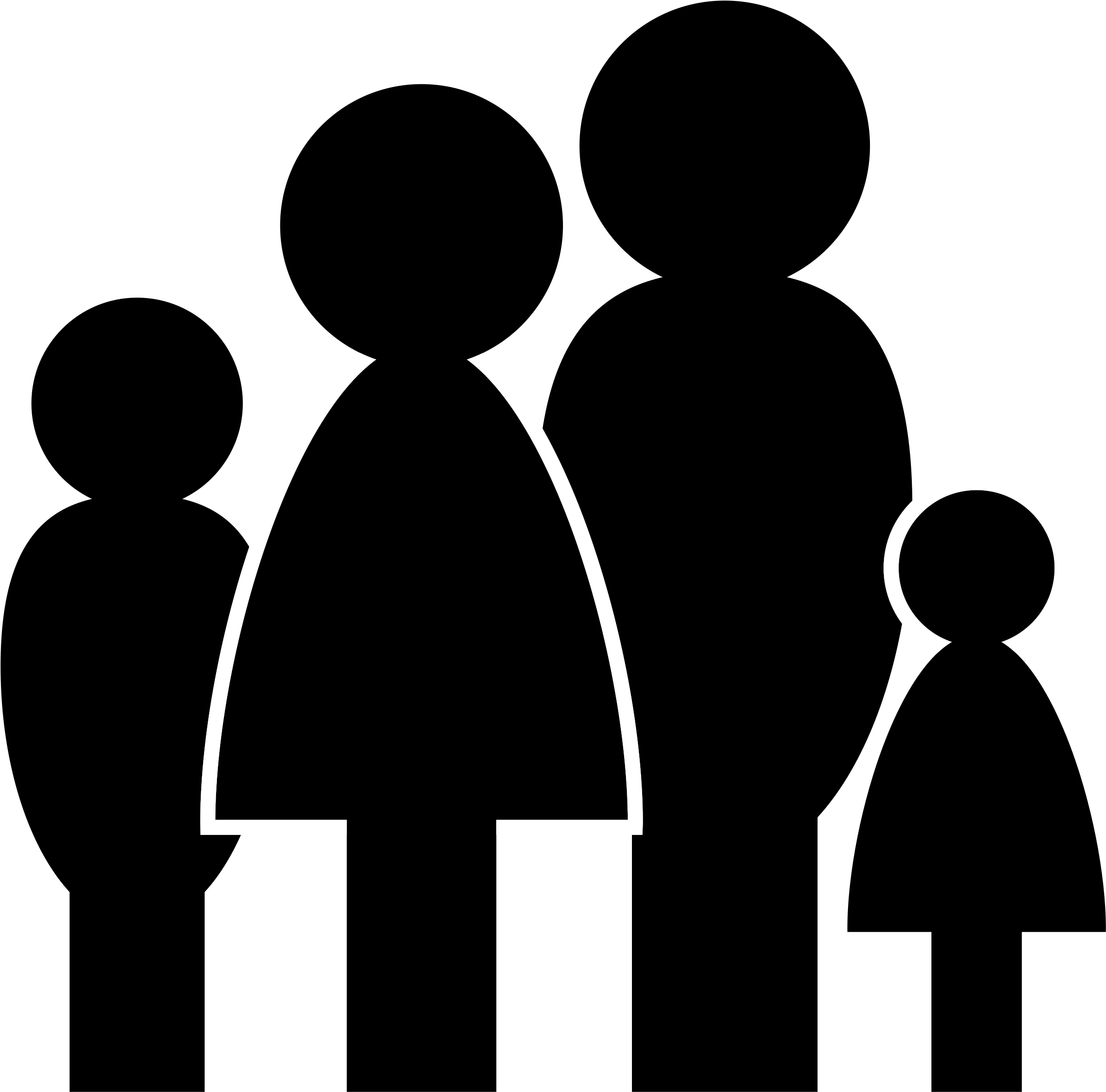 Of Four - Family Vector Icon Png (2400x2400)