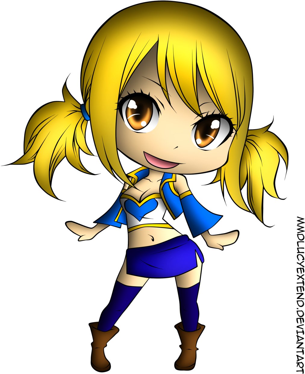 Fairy Tail Chibi Cliparts - Chibi Fairy Tail Lucy (1024x1295)