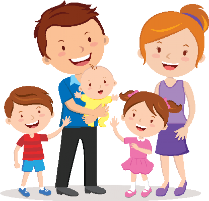 Permalink To Family Picture Clipart Hand Clipart - Family Png (728x699)