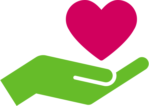 Giving Back - Giving Hands Love Png (610x432)