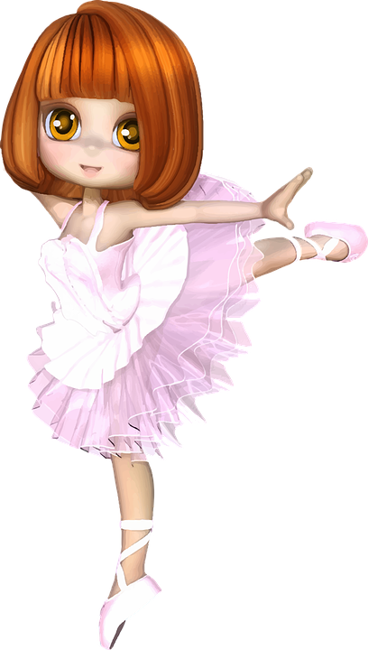 Manga Cliparts 21, - Ballerina Kartun (408x720)