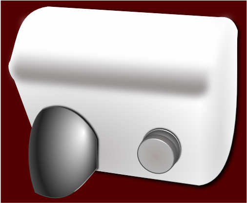 Hand Dryer Clip Art (600x572)