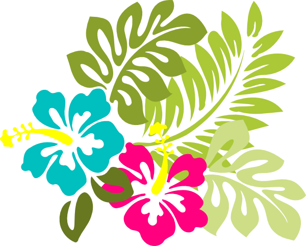 How To Set Use Hibiscus Svg Vector - Hawaiian Flower Clipart (600x482)