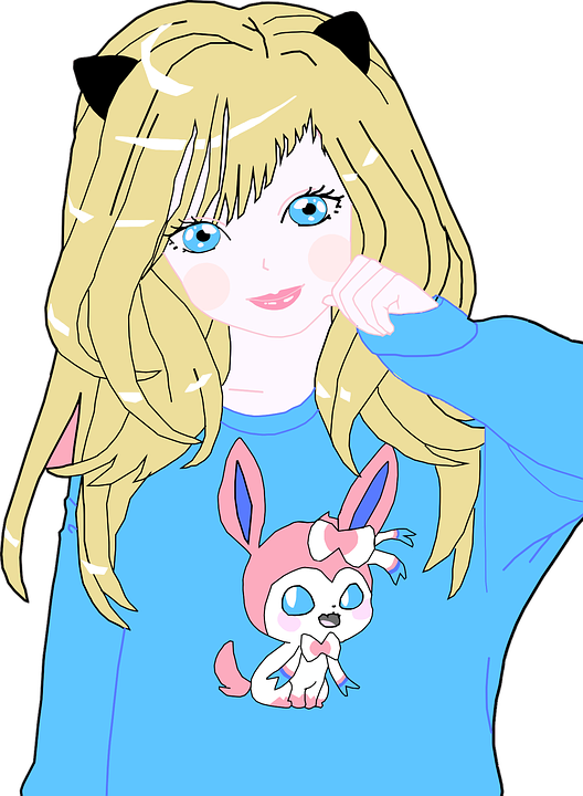 Manga Cliparts 2, Buy Clip Art - Anime Cat Girl (528x720)