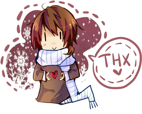 Siberia Says Thank You By Nemukuri On Deviantart - Thank You Anime Png (640x480)