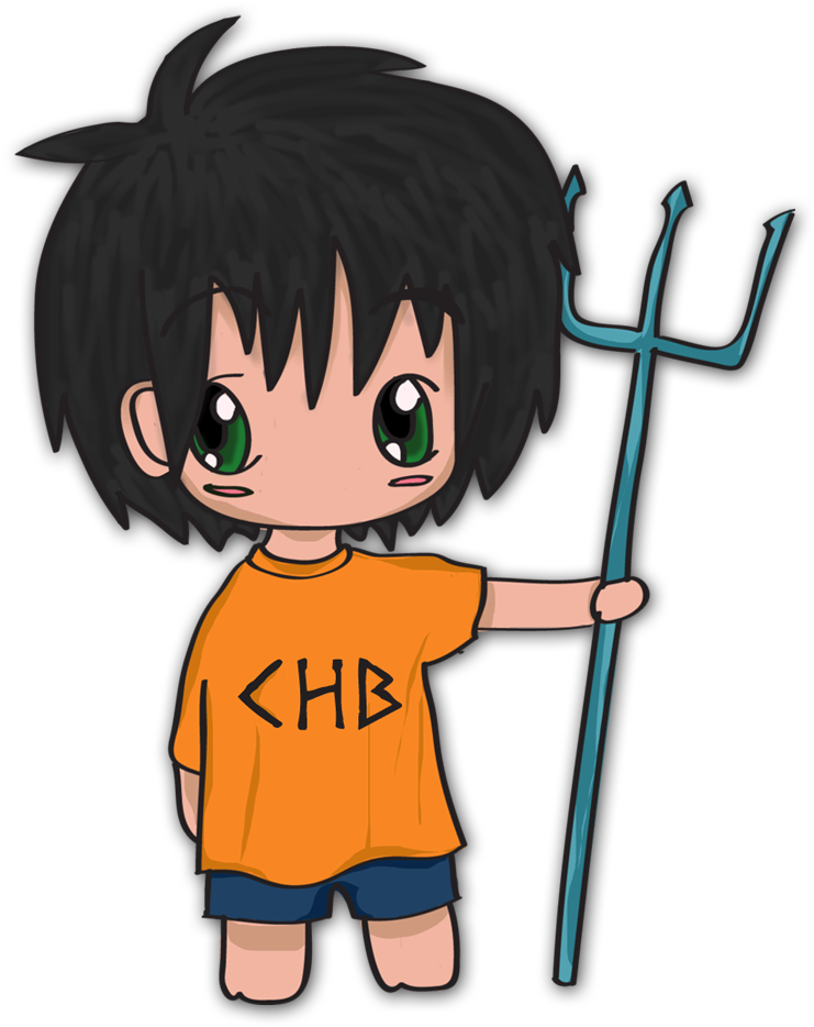 Percy Jackson Chibi By Neeann On Deviantart - Percy Jackson Desenho Png (790x1000)