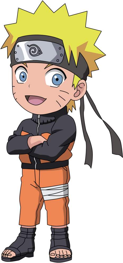Naruto Animated Clip Art - Naruto Uzumaki Chibi (496x1024)