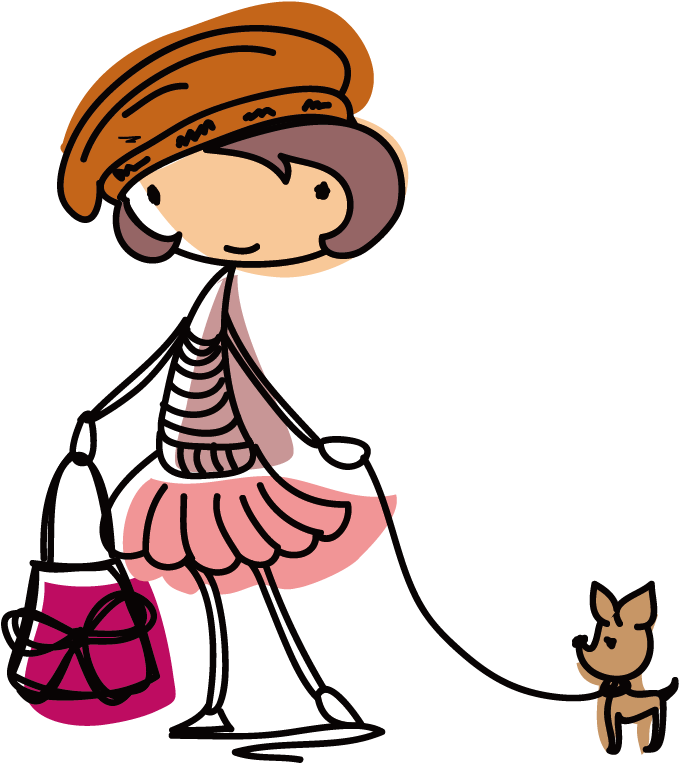 Cartoon Girl Illustration - Cartoon Girl Illustration (1000x1000)