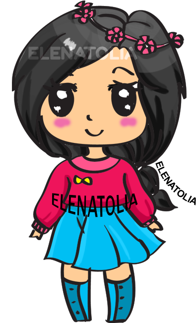 Full Size Of Drawing - Draw A Cute Girl (440x720)