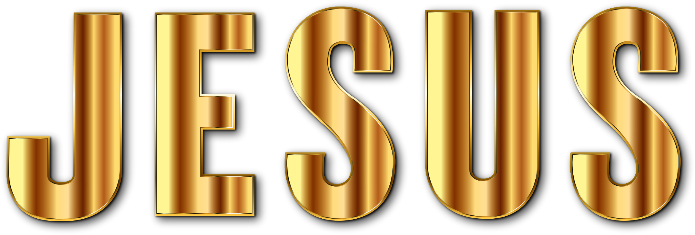 Jesus Typography Enhanced - Jesus (2342x791)