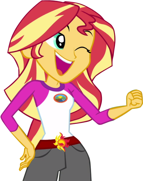 Stacyhirano34, Belt, Camper, Equestria Girls, Legend - My Little Pony Equestria Girls Sunset Shimmer Giantess (492x605)