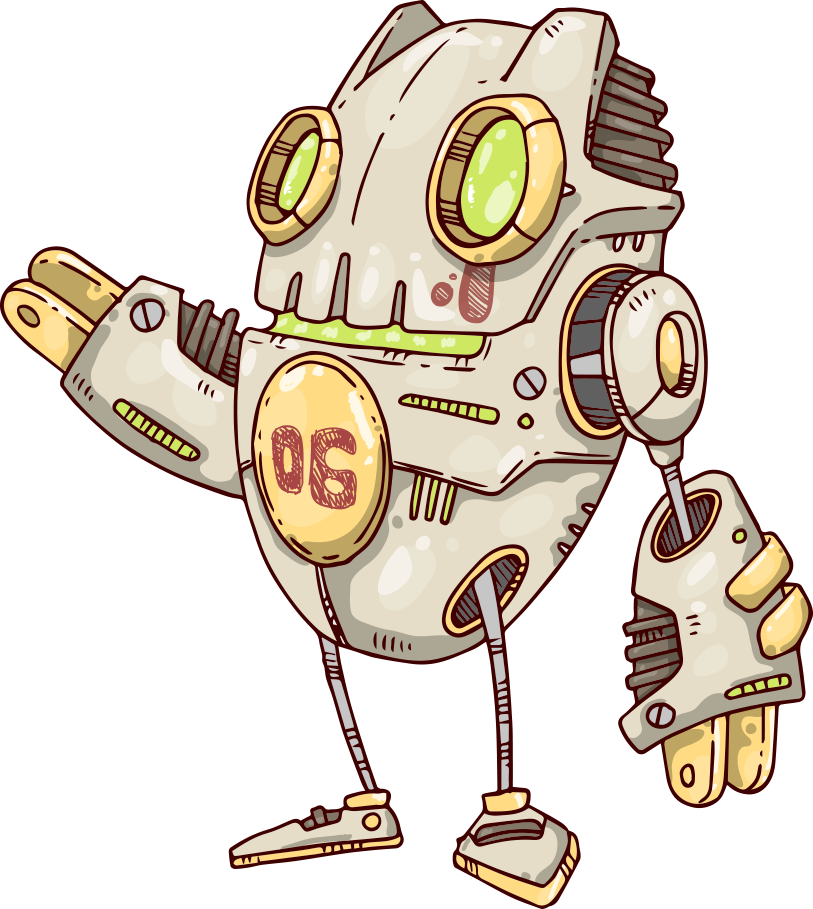 Robot Drawing Coloring Book Vecteur - Robot (813x909)