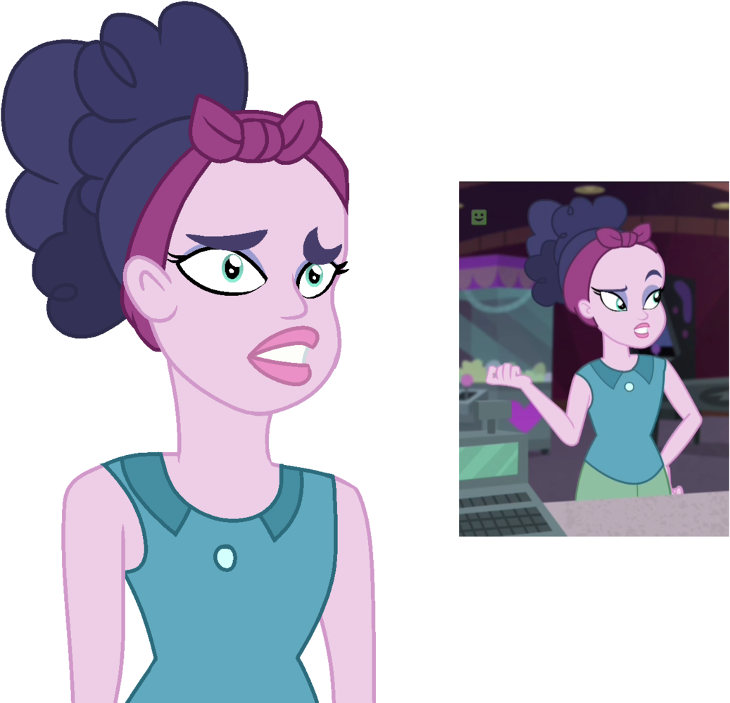 Berrypunchrules, Background Human, Equestria Girls, - Cartoon (1103x1024)