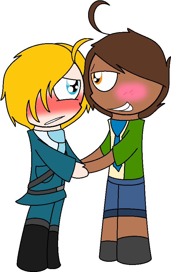 Braxarg Holding Hands By Xxxangelkittyxxx On Clipart - Library (606x964)