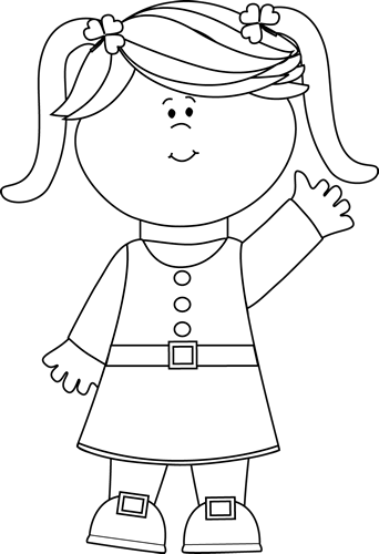 Mycutegraphics Girl Black And White (342x500)