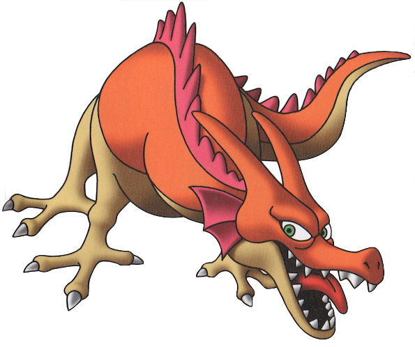 Dread Dragon - Dragon Quest Red Dragon (595x498)