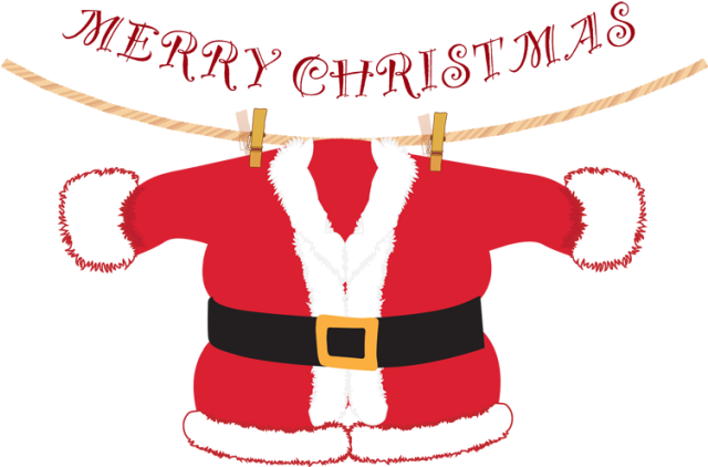Santa Boots Clipart Great Santa Clip Art Santas Jacket - Santa Claus Clothes Clipart (639x432)