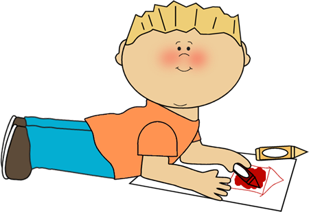 Coloring A Picture Boy Coloring Clip Art Boy Coloring - Boy Coloring Clipart (450x309)