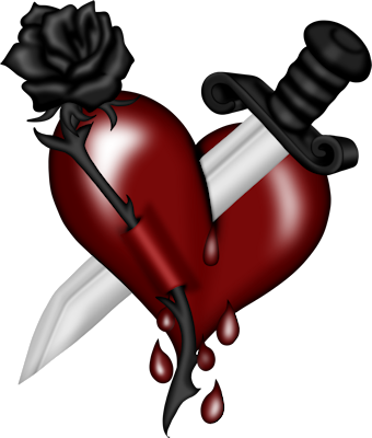 Amy Marie´s Kits « Category - Heart Clipart Gothic (340x400)