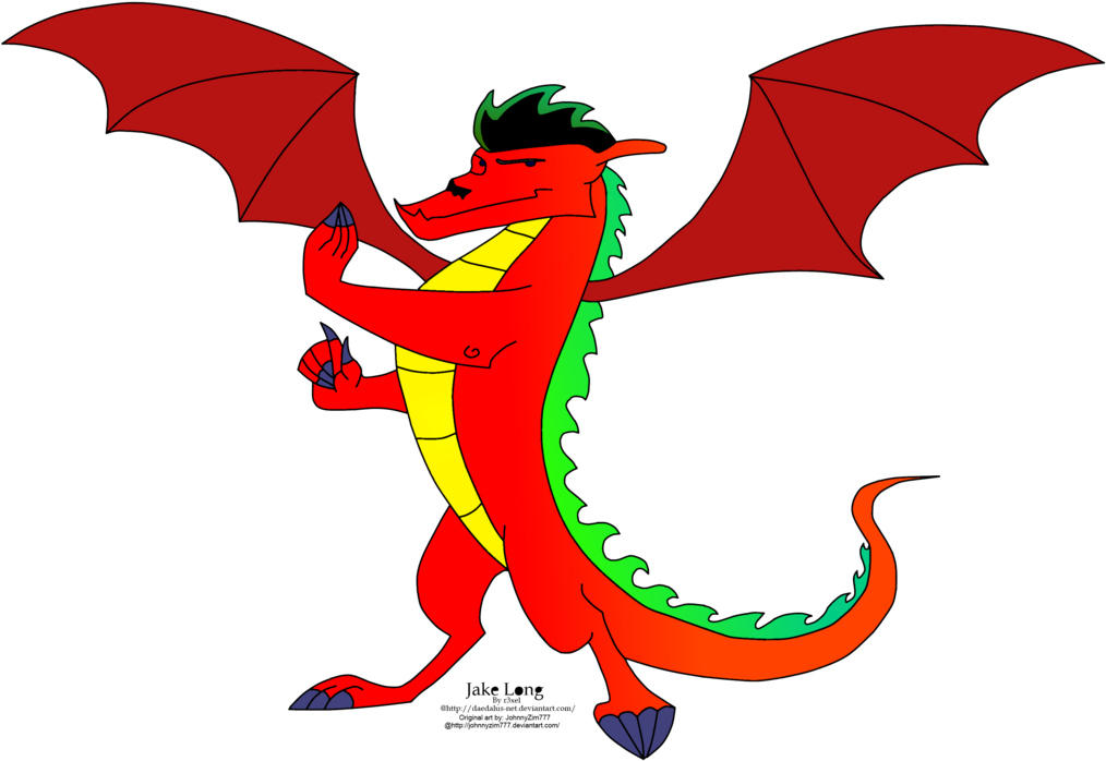 Amdrag Colourjake Long Dragon Karate Coloured By Daedalus-net - American Dragon Jake Long (1024x740)