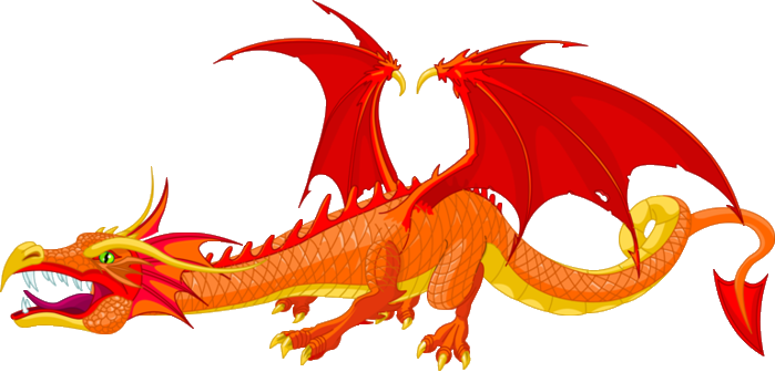 Cute Cartoon Baby Dragon Clip Art Images Are On A Transparent - Dragon Pic Cartoon (699x336)