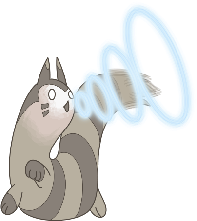 Furret Used Hyper Voice By Pamtrewc - Cartoon (428x478)