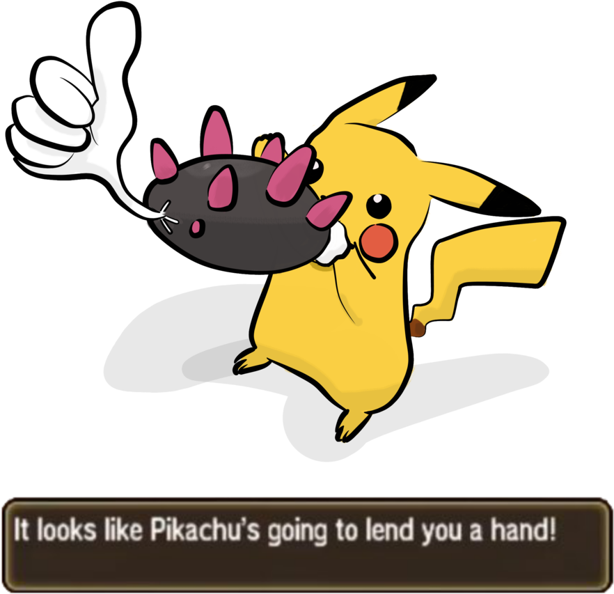 Alolan Anthony 10 0 A Helping Hand From Pikachu By - Pyukumuku Memes (1024x1024)