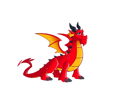 The Red Dragon's Knowledge Of Magic Is Vast, He Comes - Vog (391x339)