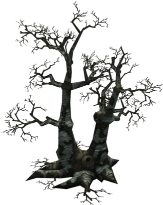 Low Poly Dead Tree Set 3d Model Low-poly Obj Fbx Ma - Natural Environment (500x500)
