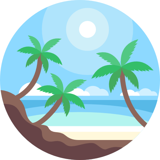 Sun, Sea, Beach, Holidays, Camping, Travel Icon - Beach Icon Png (512x512)