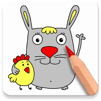 Kids Coloring Book - Cartoon (512x512)
