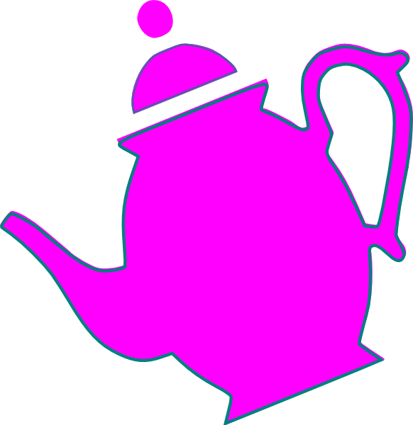 Cartoon Teapot Pouring (582x600)