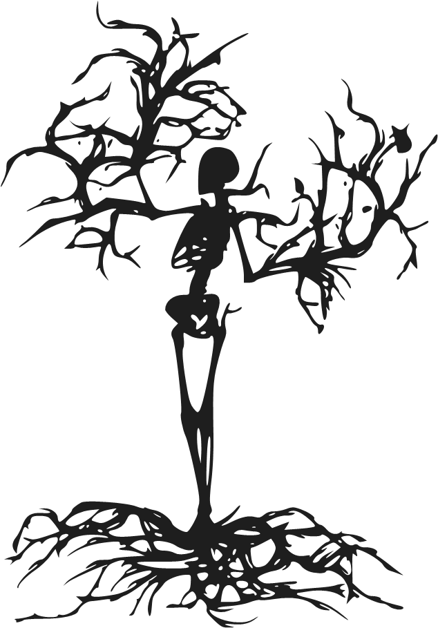 Scary Clipart Tree - Dead Tree Of Life (658x933)