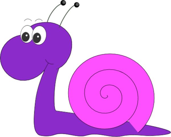 Snail Clip Art Free Clipart Images 5 Clipartix - Purple Snail Clipart (600x480)