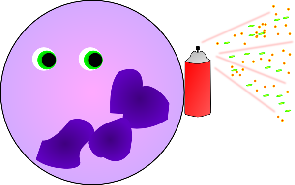 Cartoon Neutrophil Clip Art At Clker - Mast Cell Clipart (600x376)