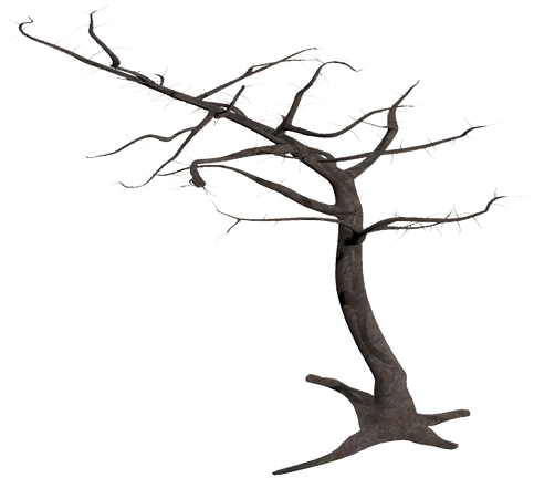 Dead Tree Clipart 29, - Dead Tree Transparent Background (859x720)