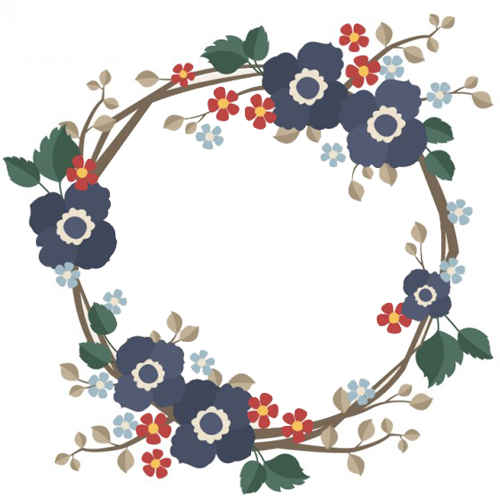 Online Photo Frame Flower (500x500)