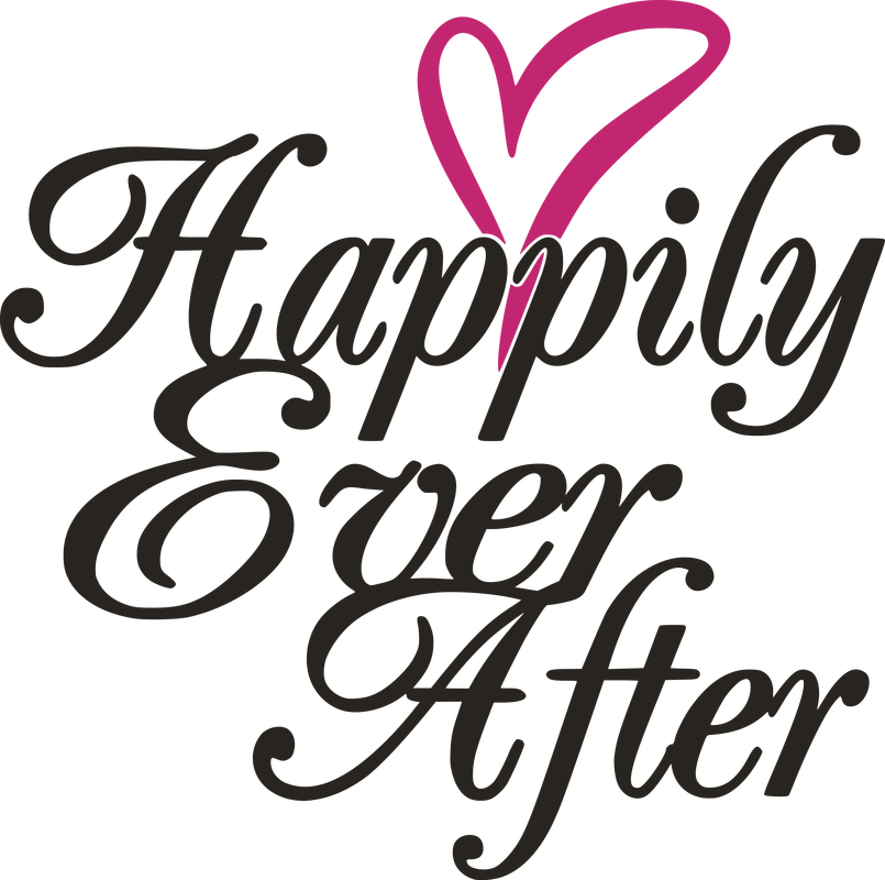 Happily Ever After Love Birds Bride Groom Mr & Mrs - Paint (805x800)