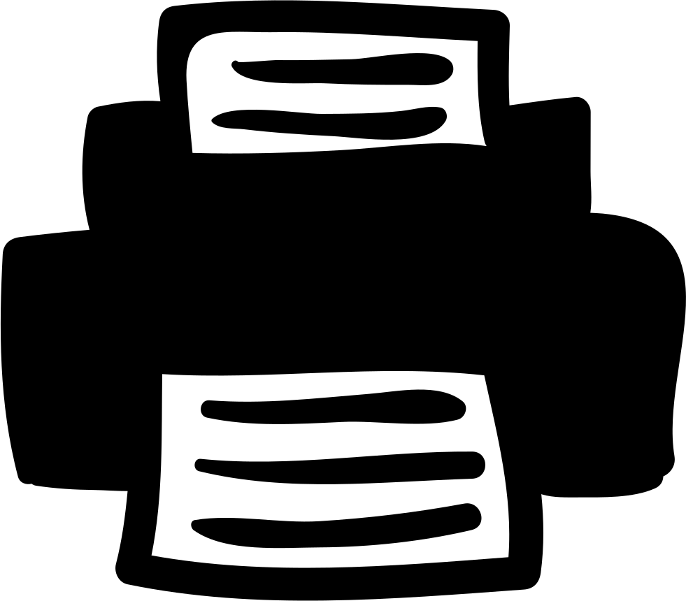 Printer Hand Drawn Tool Comments - Printing (981x860)