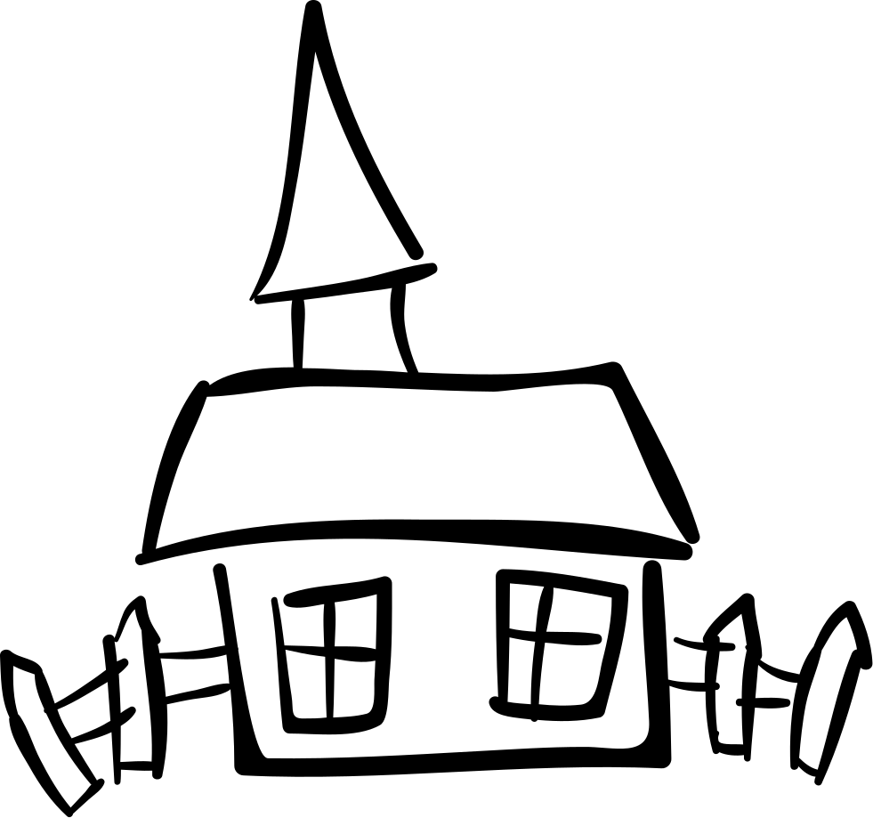 House Hand Drawn Building Comments - House Hand Drawn Png (981x919)