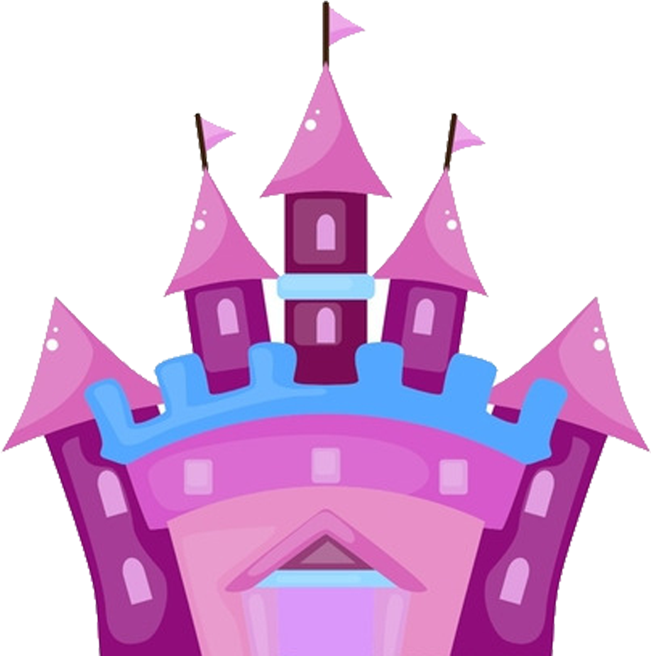 Purple Cartoon Fantasy Castle - Purple Cartoon Fantasy Castle (953x1024)