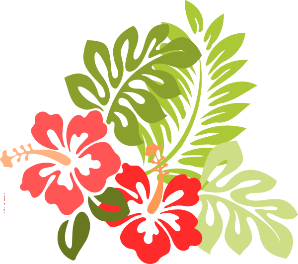 Beach Flowers Clipart - 3drose Llc 8 X 8 X 0.25 Inches Mouse Pad, Hawaiian (600x531)