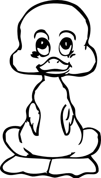 Duck - Face - Clipart - Duck Clip Art (342x598)