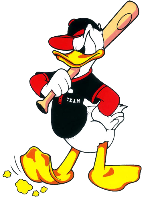 Fireworks Images Clip Art Free Download - Duck With A Bat (504x702)