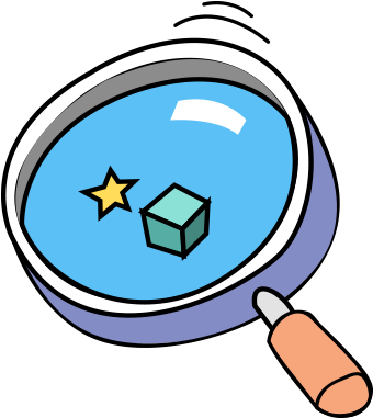 Magnifying Glass Clip Art - Magnifying Glass Clip Art (500x500)