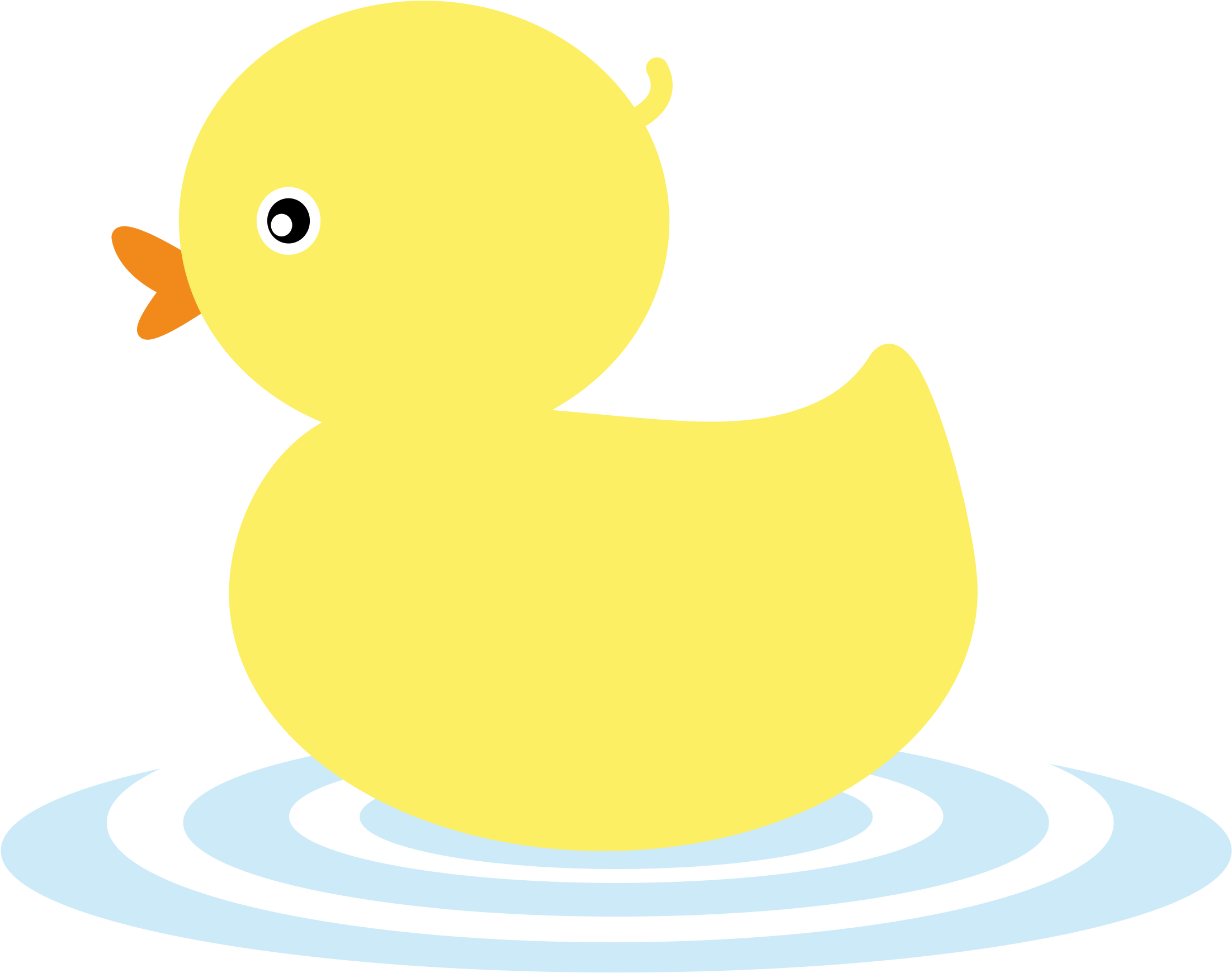 Duck - Clipart Rubber Duck Png (2400x1896)