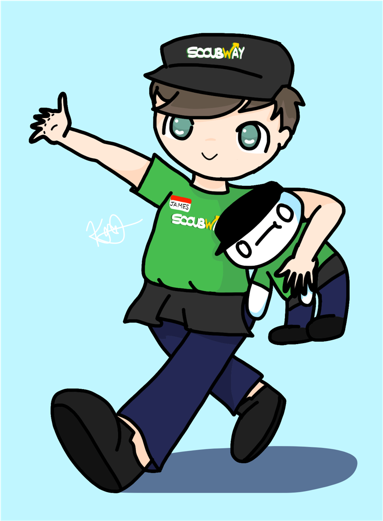Sooubway Theodd1sout Digital Art Fan Art Kates-digiart - Cartoon (960x1280)